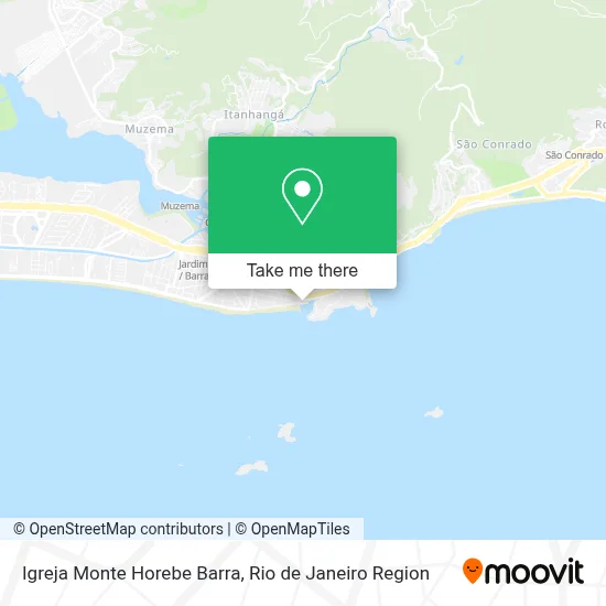 Igreja Monte Horebe Barra map