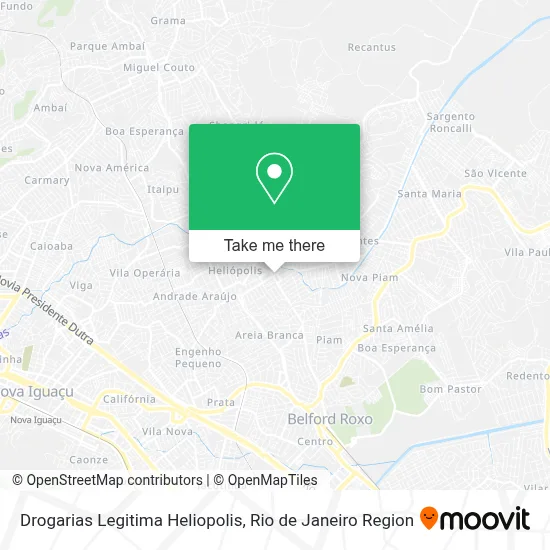 Drogarias Legitima Heliopolis map