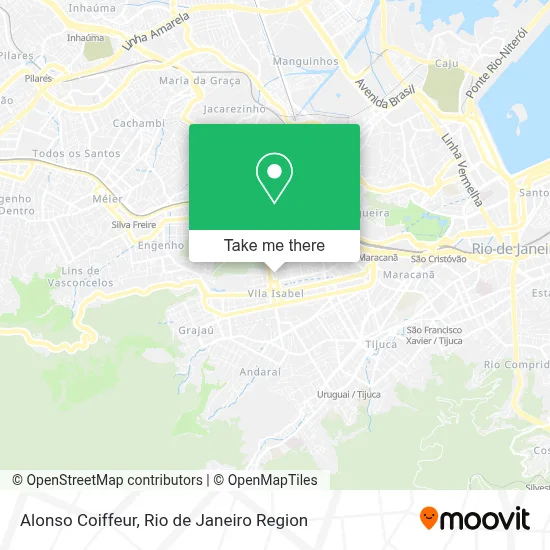 Alonso Coiffeur map