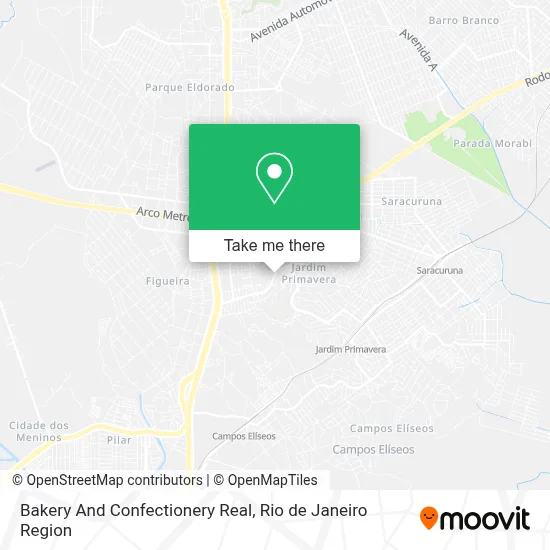 Bakery And Confectionery Real map