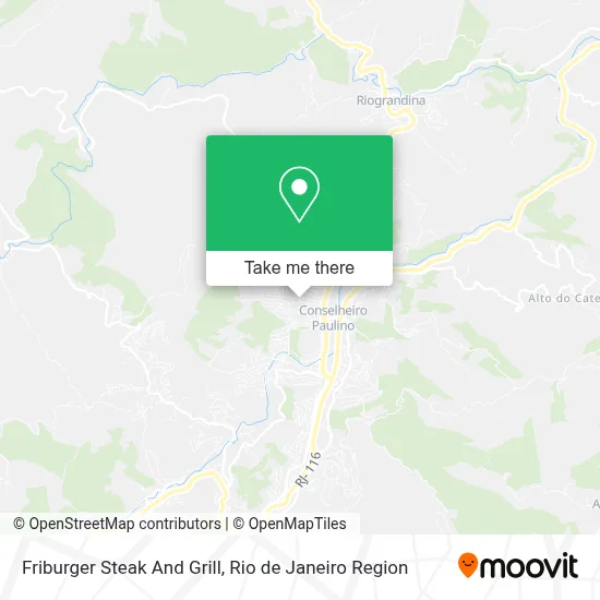 Friburger Steak And Grill map