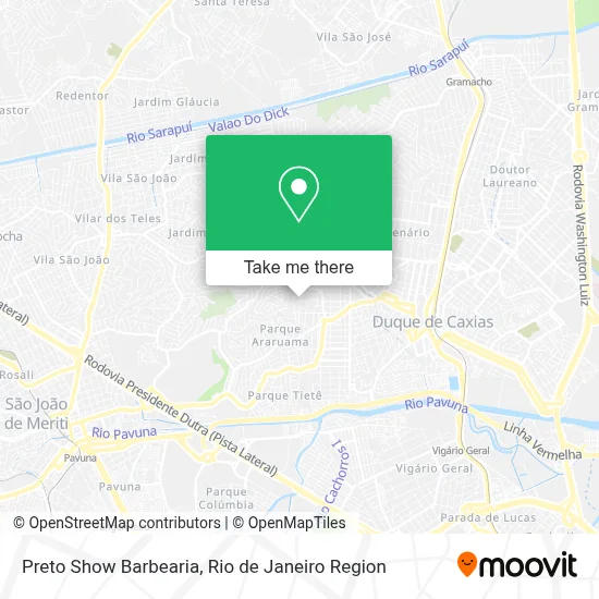 Preto Show Barbearia map