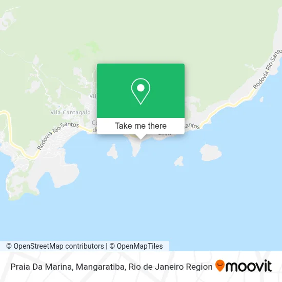 Praia Da Marina, Mangaratiba map