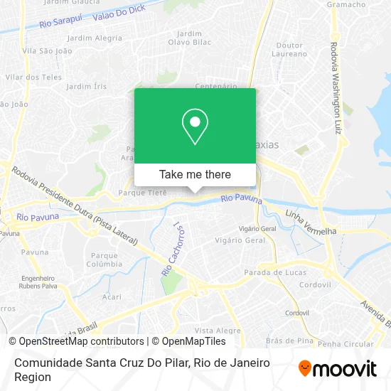 Comunidade Santa Cruz Do Pilar map