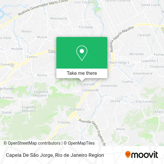 Capela De São Jorge map