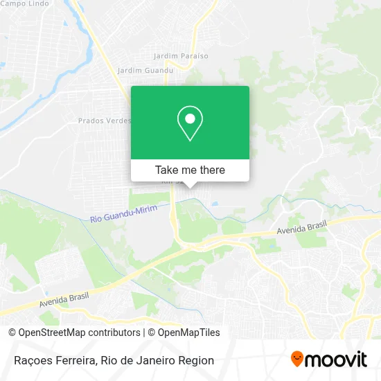 Raçoes Ferreira map