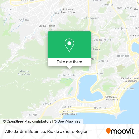 Alto Jardim Botânico map