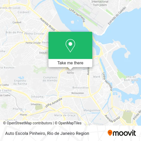 Auto Escola Pinheiro map