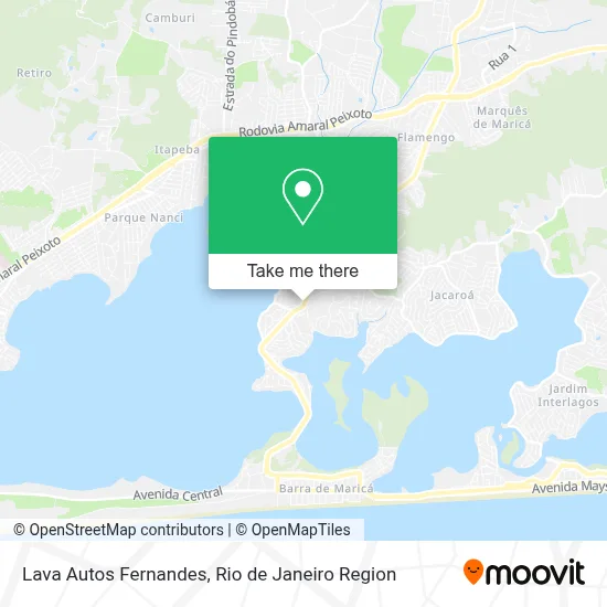 Lava Autos Fernandes map