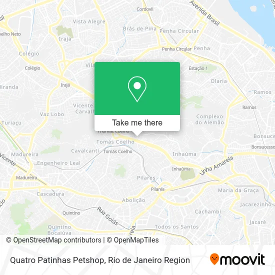Quatro Patinhas Petshop map