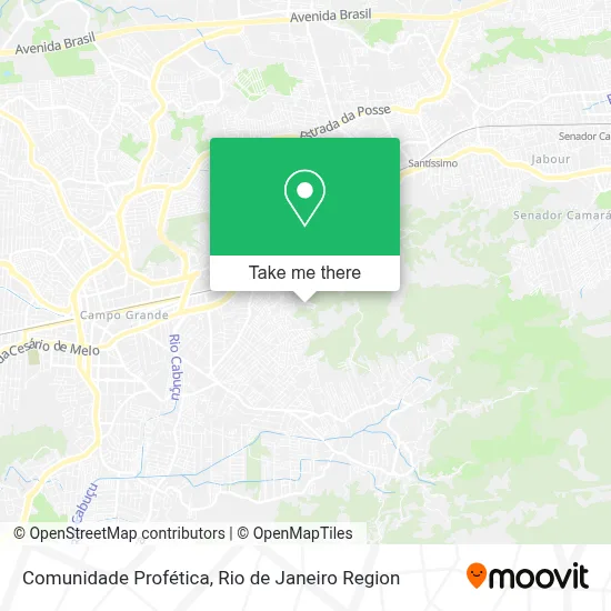 Comunidade Profética map