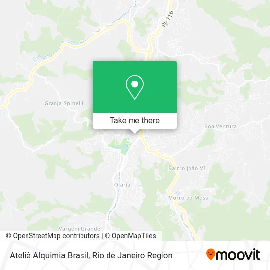 Ateliê Alquimia Brasil map