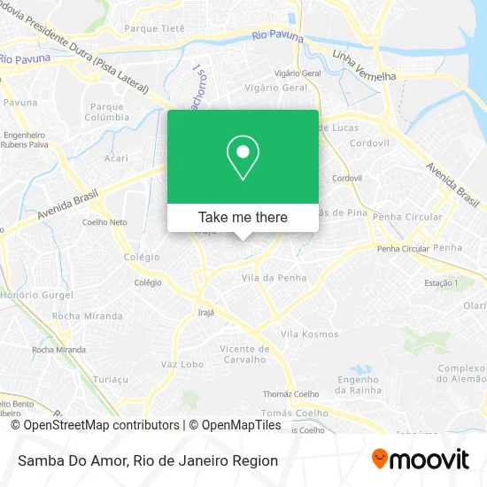 Samba Do Amor map