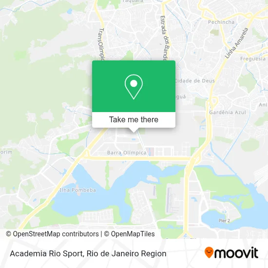 Academia Rio Sport map