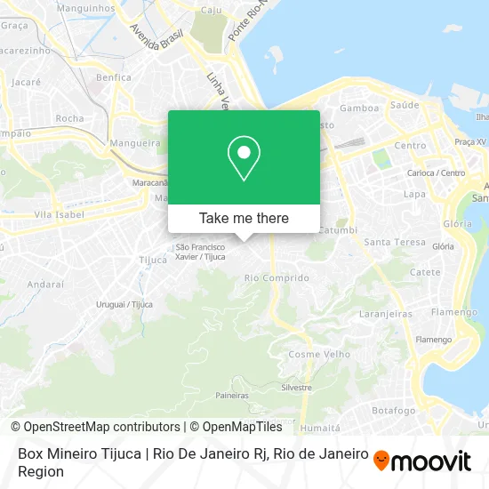 Box Mineiro Tijuca | Rio De Janeiro Rj map