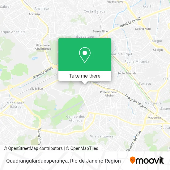 Quadrangulardaesperança map