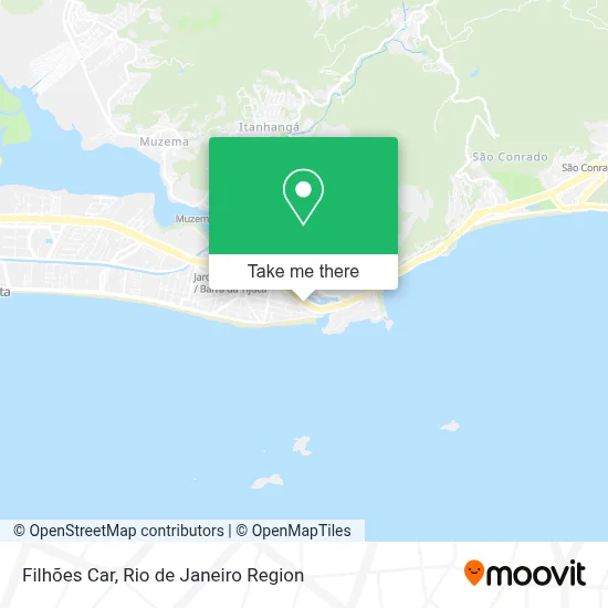 Filhões Car map