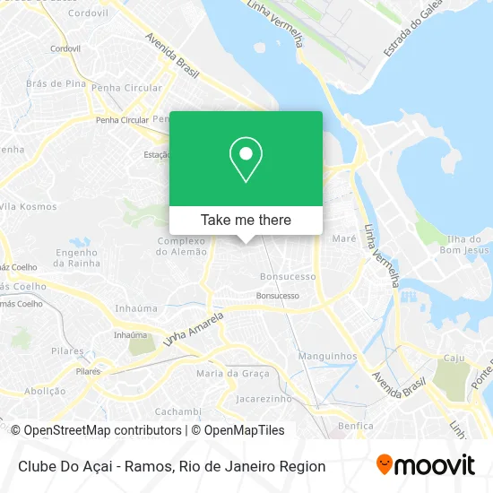 Clube Do Açai - Ramos map