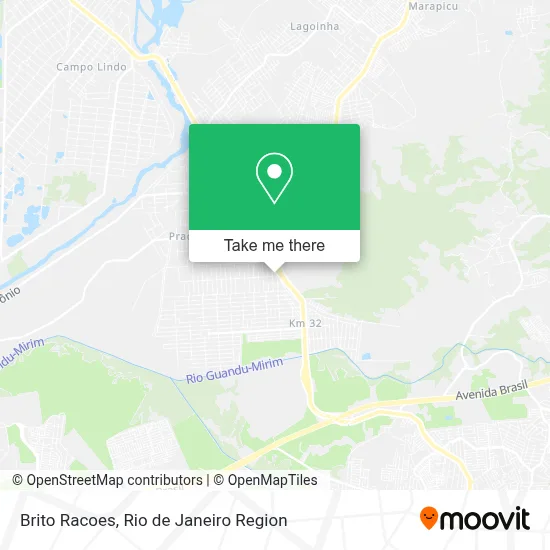 Brito Racoes map