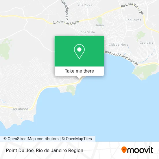 Point Du Joe map