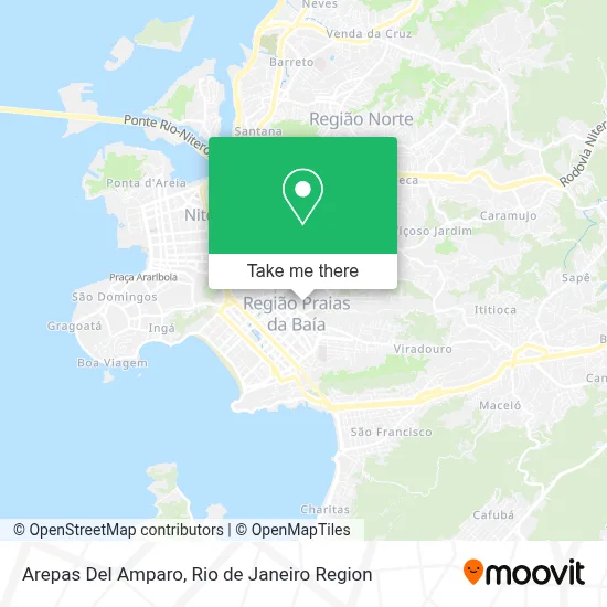 Arepas Del Amparo map
