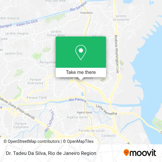 Dr. Tadeu Da Silva map