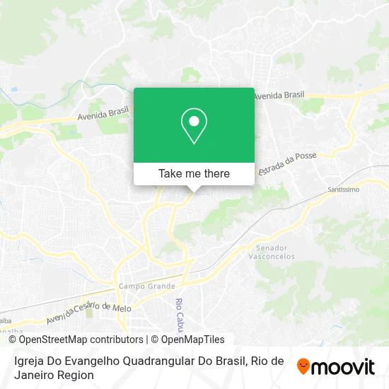 Igreja Do Evangelho Quadrangular Do Brasil map