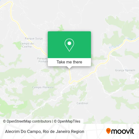 Alecrim Do Campo map