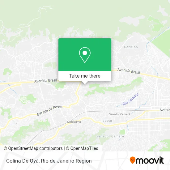 Colina De Oyá map