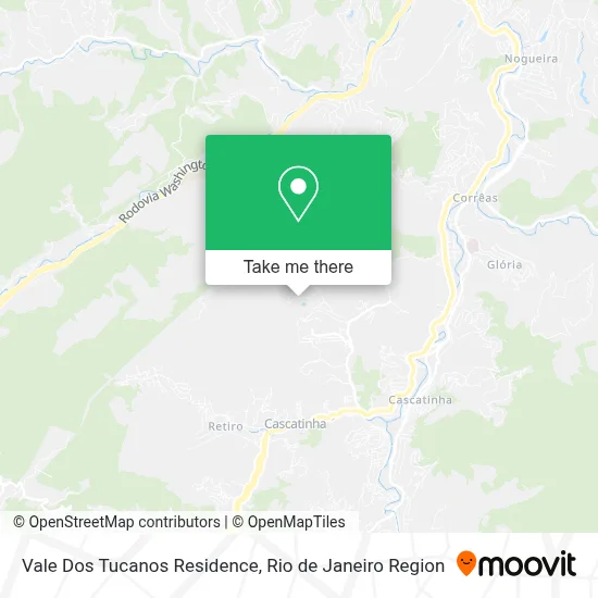 Vale Dos Tucanos Residence map