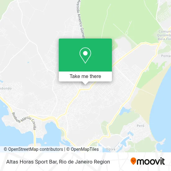 Altas Horas Sport Bar map
