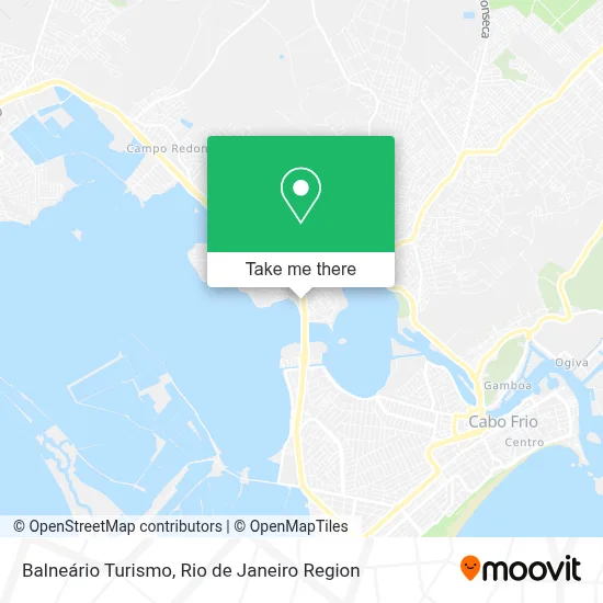Balneário Turismo map