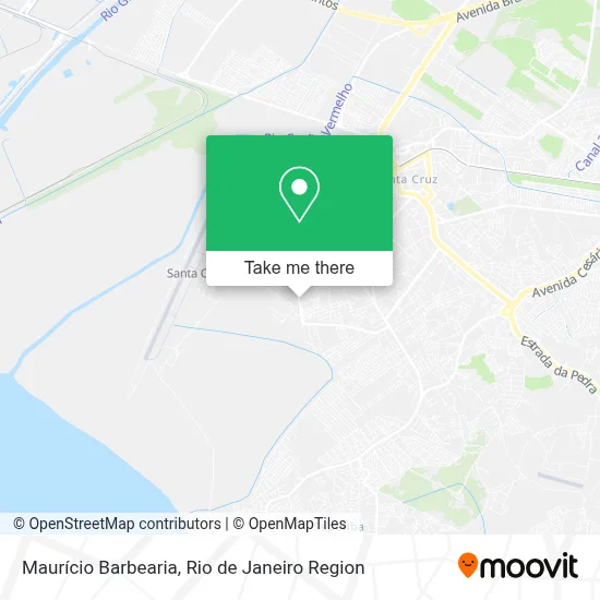 Maurício Barbearia map
