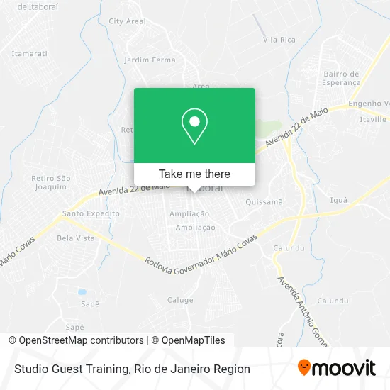 Studio Guest Training map
