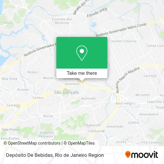 Depósito De Bebidas map