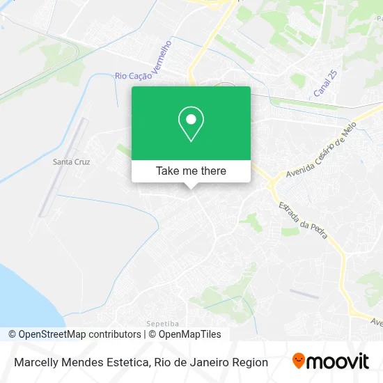 Marcelly Mendes Estetica map