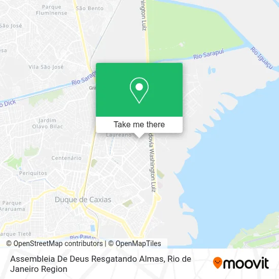 Assembleia De Deus Resgatando Almas map