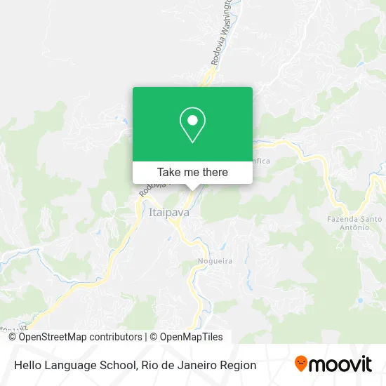 Hello Language School map