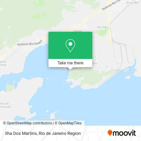 Ilha Dos Martins map