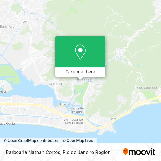 Barbearia Nathan Cortes map