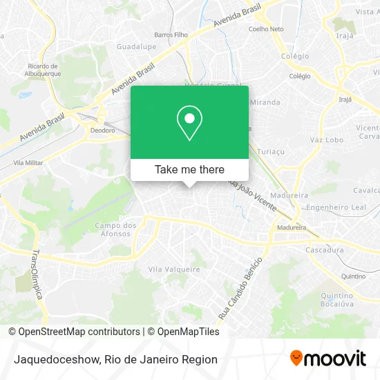 Jaquedoceshow map
