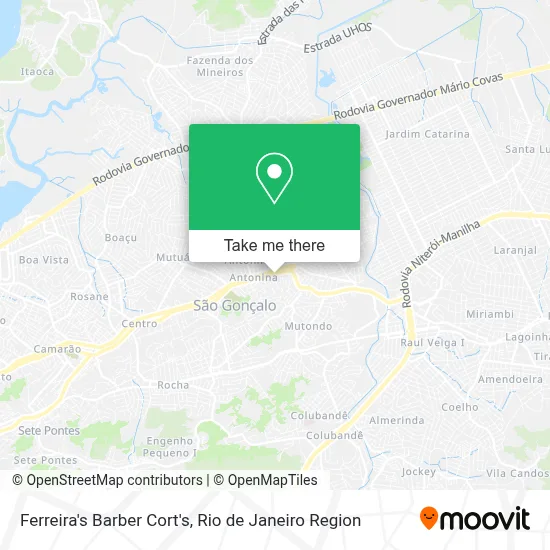 Ferreira's Barber Cort's map