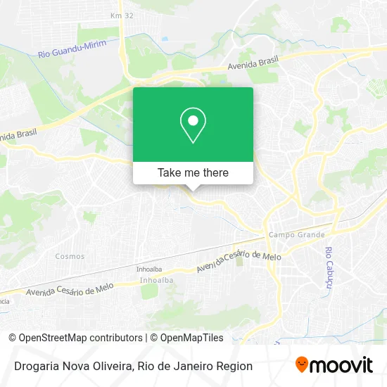 Drogaria Nova Oliveira map