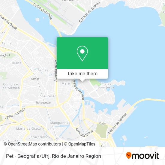 Pet - Geografia/Ufrj map