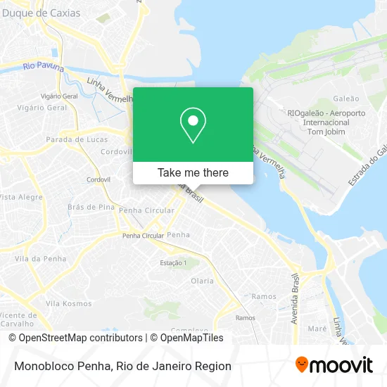 Monobloco Penha map
