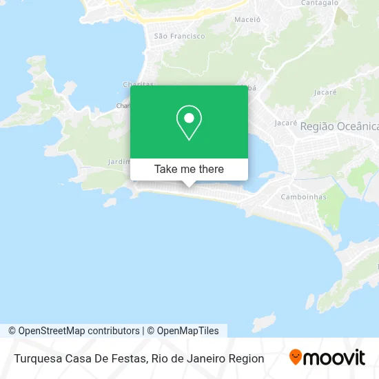 Turquesa Casa De Festas map