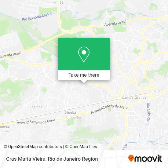 Cras Maria Vieira map