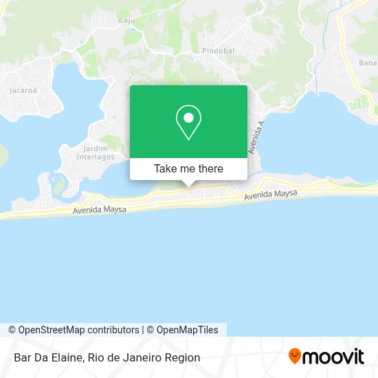 Bar Da Elaine map