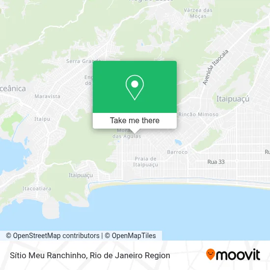Sítio Meu Ranchinho map