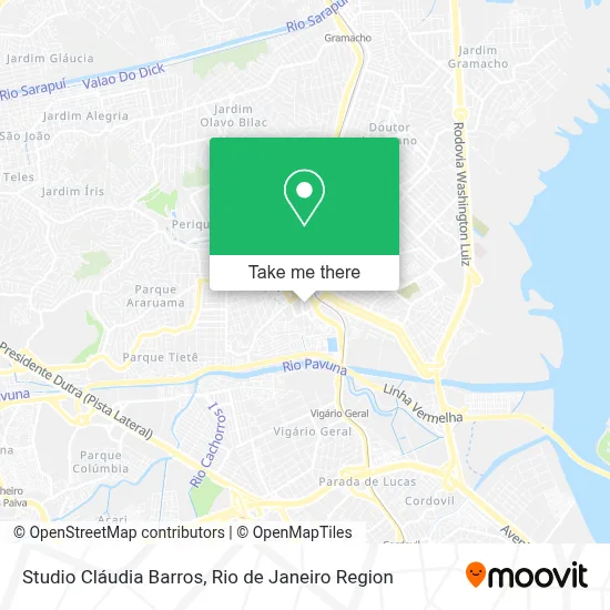 Studio Cláudia Barros map